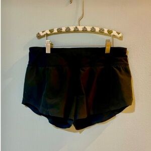 Lululemon Running Swiftly Shorts in Black.